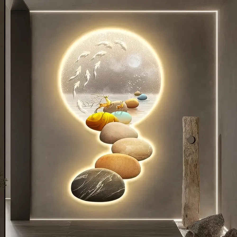 Modern Nordic LED Wall Sconce - Luxury Acrylic Art Light for Living Rooms and Bedrooms - Image 5
