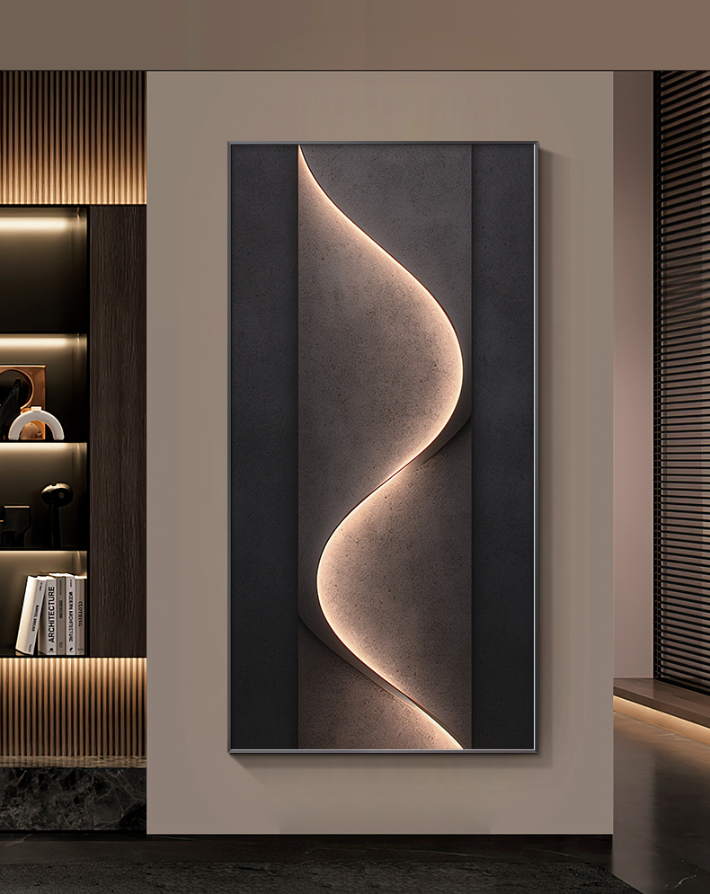Modern Crystal Porcelain LED Wall Light with Remote Dimming - Image 3