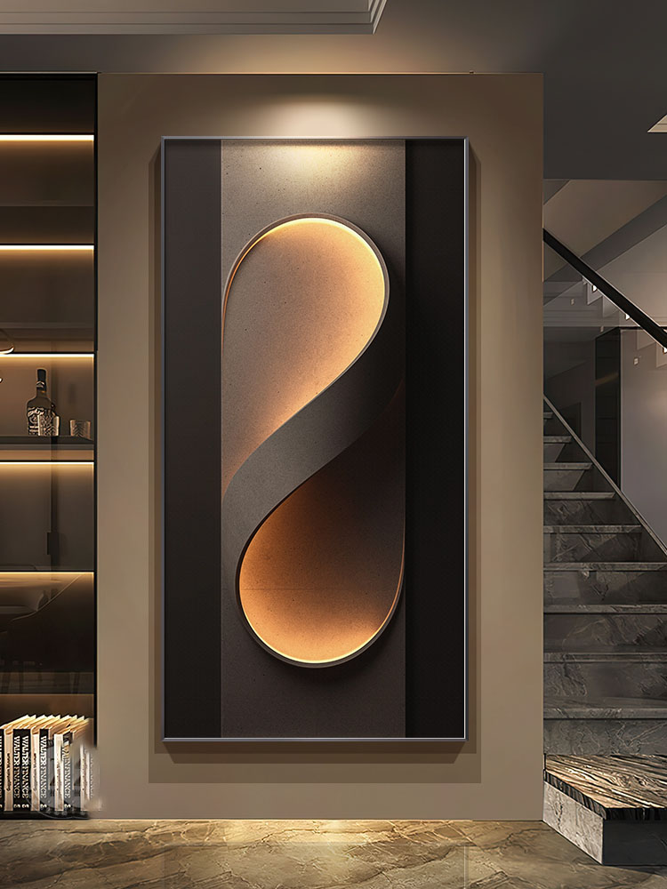 Modern Crystal Porcelain LED Wall Light with Remote Dimming - Image 2