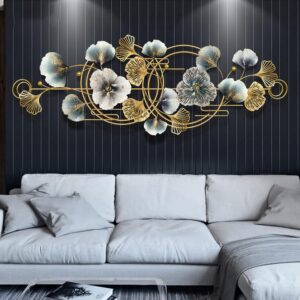 Elegant Ginkgo Leaf Metal Wall Art
