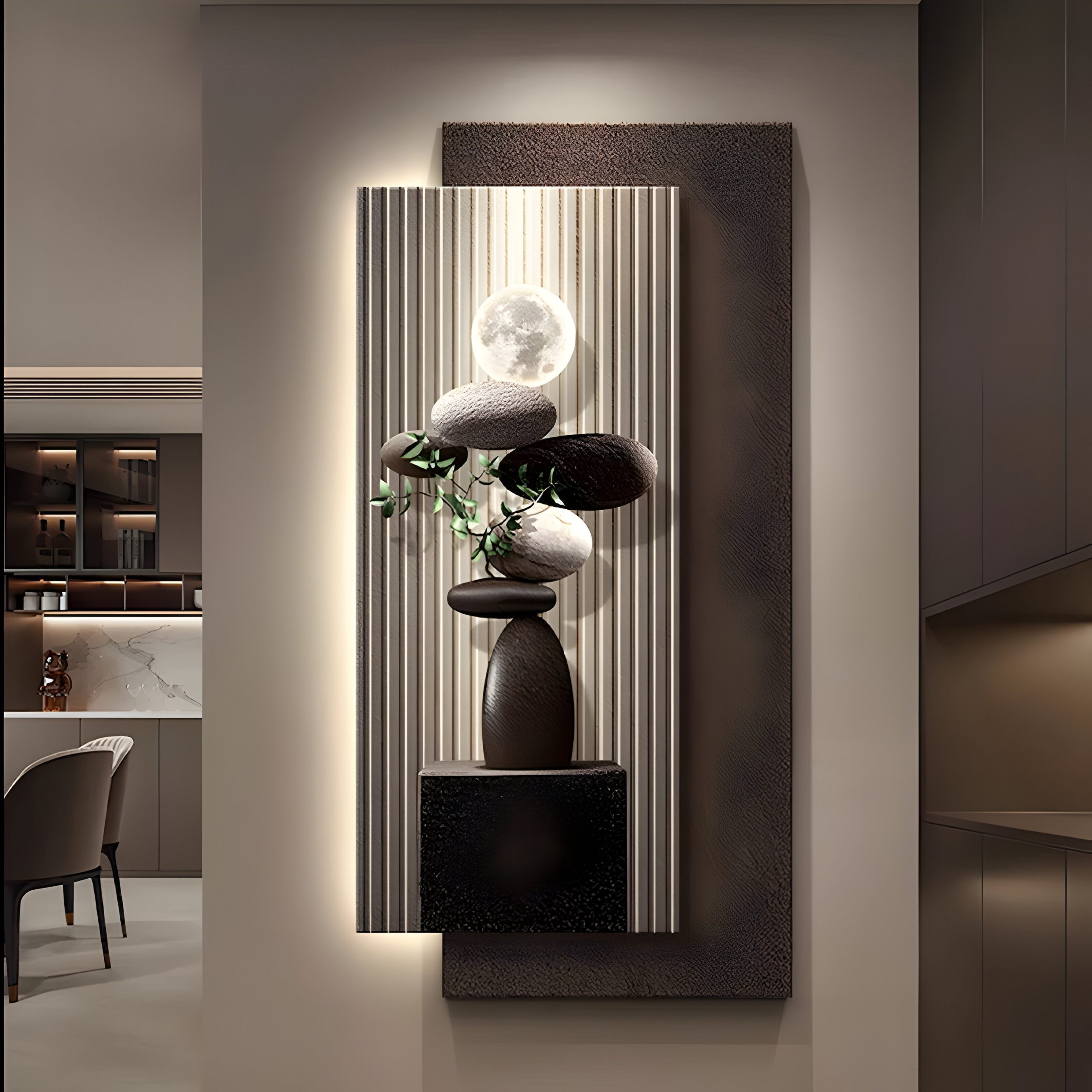 Modern Art Deco LED Wall Light – Luxury Indoor Mural Sconce - Image 5