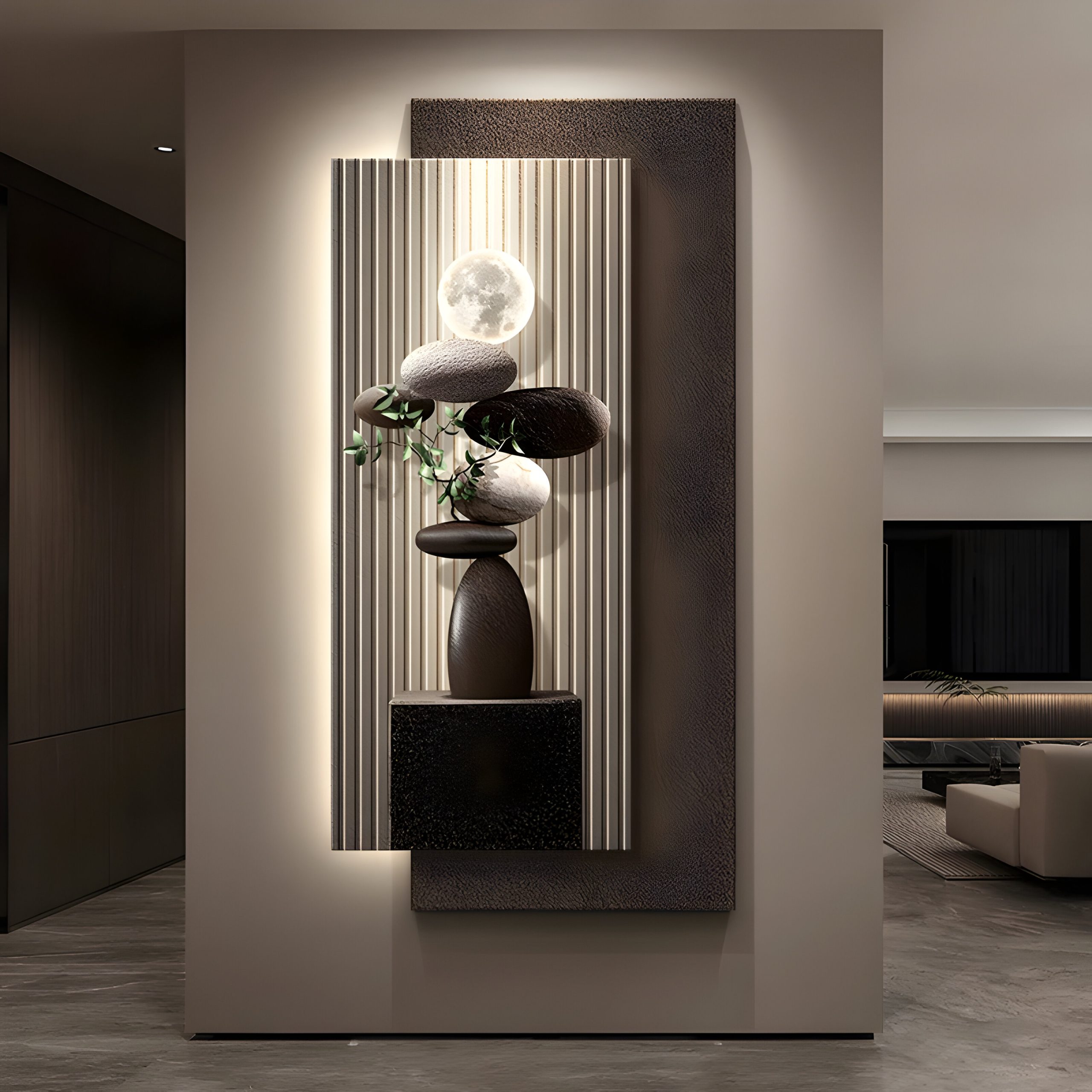 Modern Art Deco LED Wall Light – Luxury Indoor Mural Sconce - Image 6