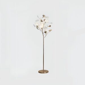 Modern European Ginkgo Leaf Art Floor Lamp for Home & Living Spaces