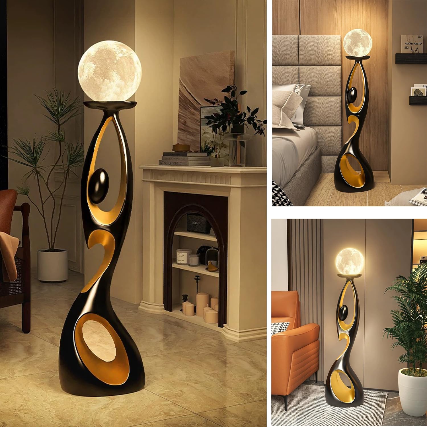 Modern LED Resin Floor Lamp
