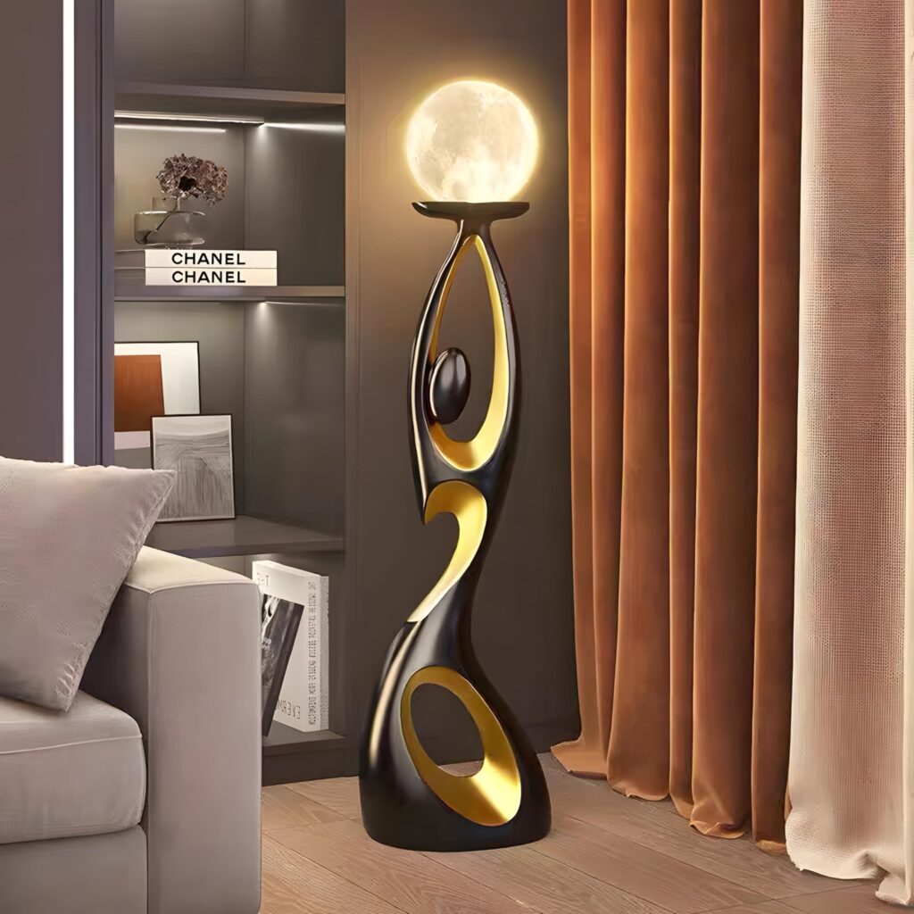 Modern LED Resin Floor Lamp