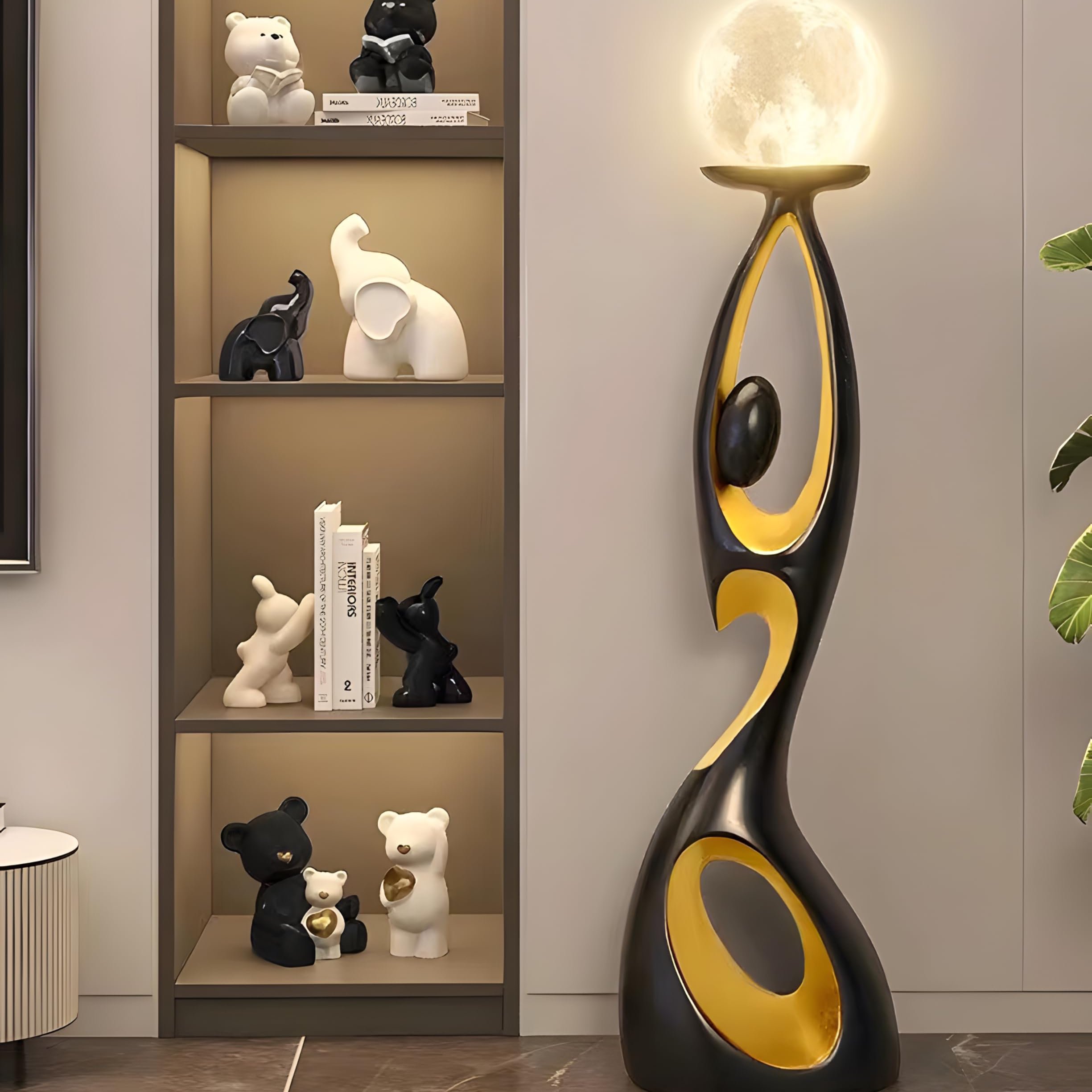 Modern LED Resin Floor Lamp