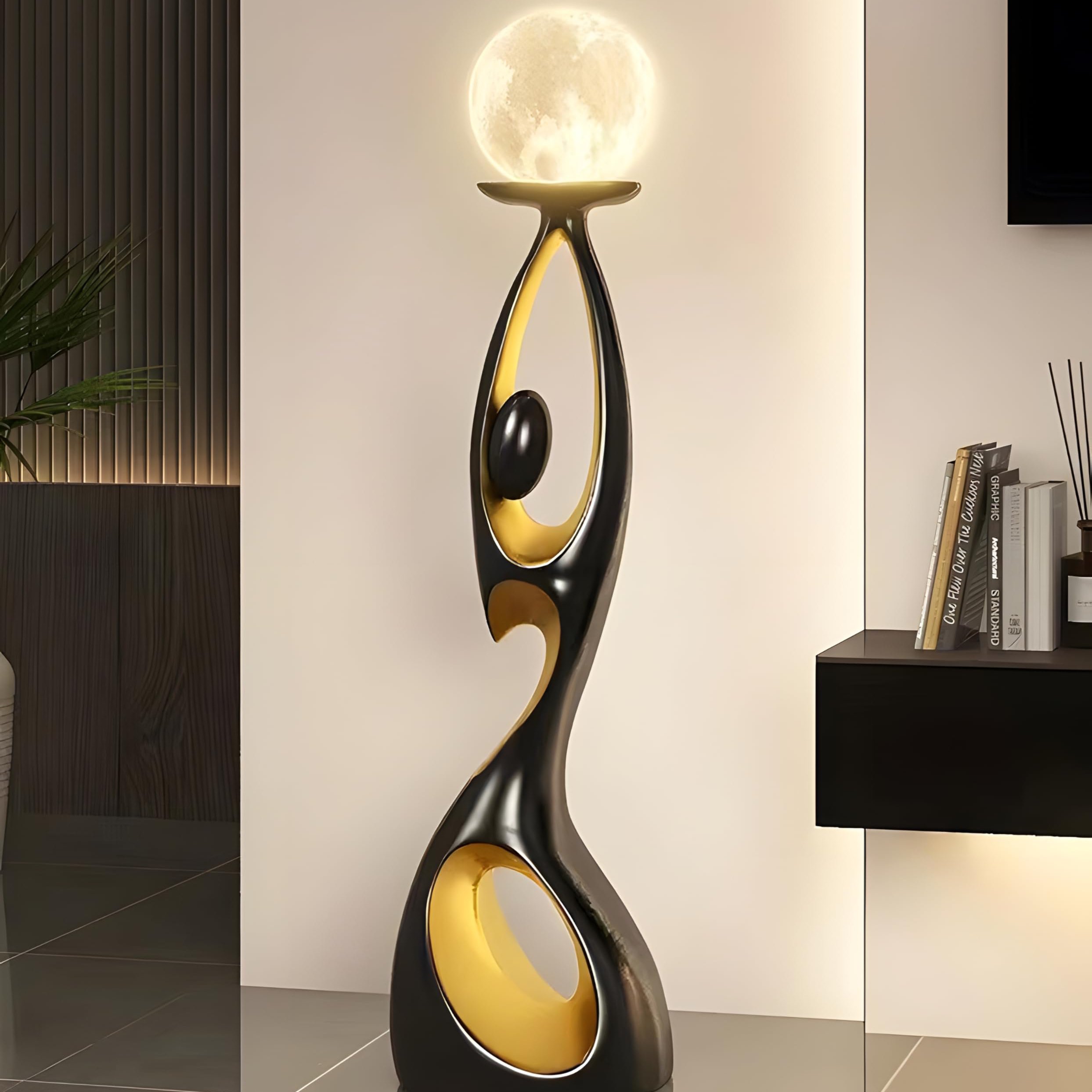 Modern LED Resin Floor Lamp