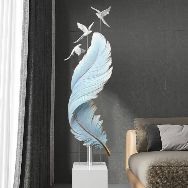Feather Resin Sculpture