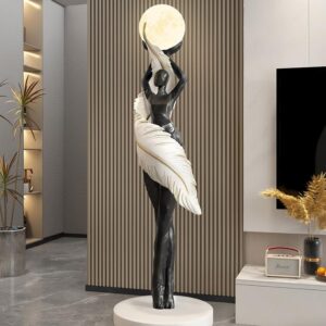Abstract Girl Figure Sculpture