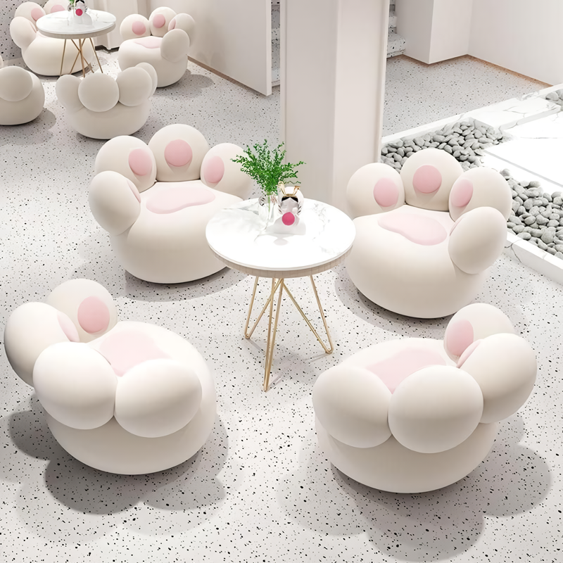 Modern Nordic-Style Lounge Chair - Elegant, Comfortable Living Room Furniture - Image 3