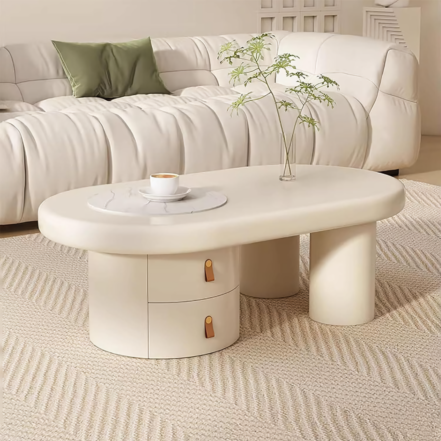 Nordic Light Luxury Coffee Table for Living Room - Image 2