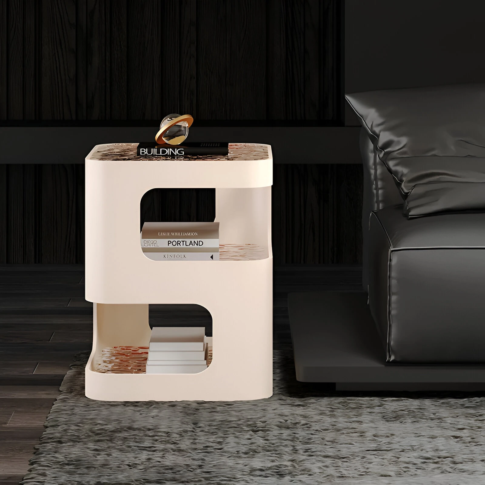 Luxury Nordic Glass Coffee Table – Minimalist Modern Living Room Accent - Image 6