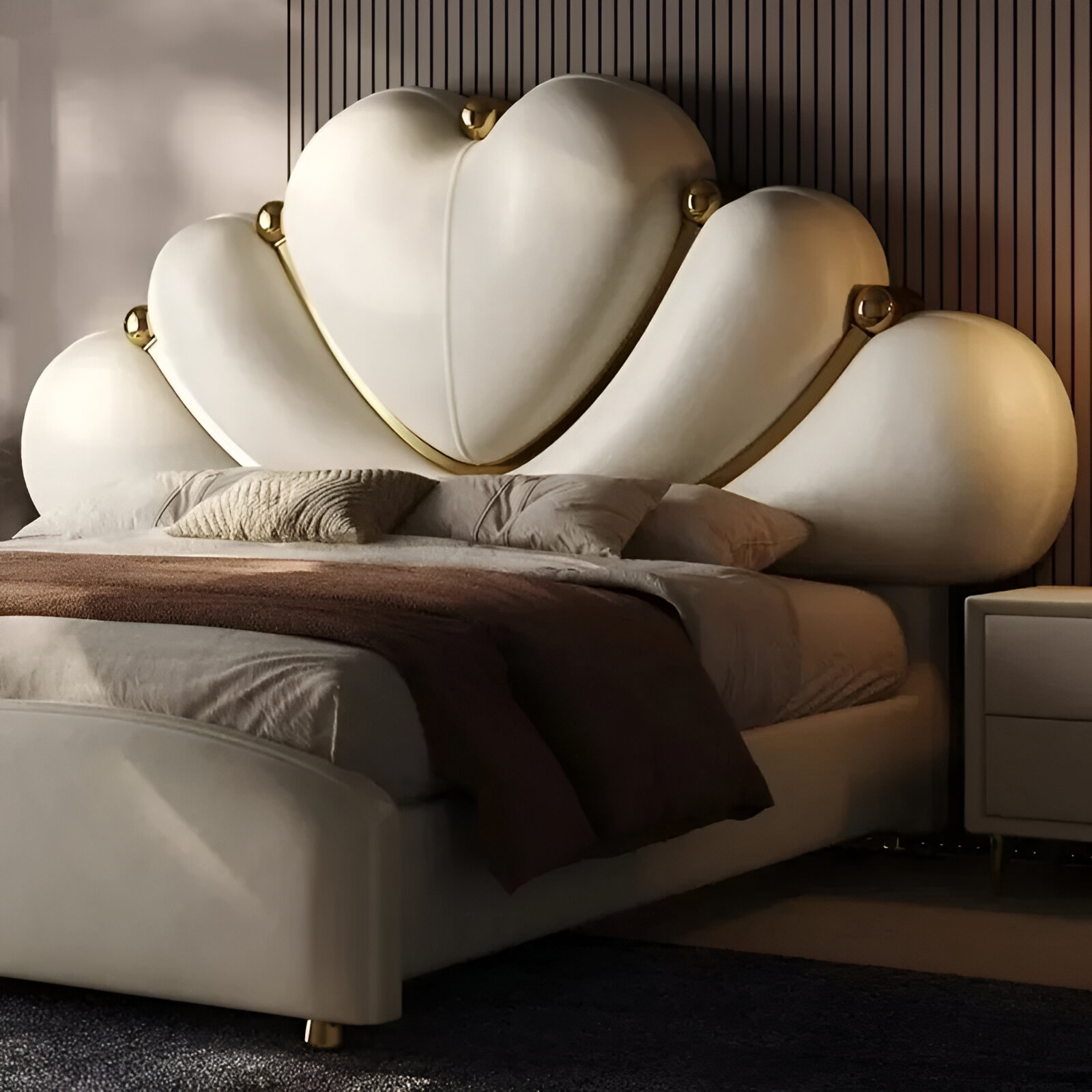 Nordic Luxury Bed Frame with Storage - Image 5