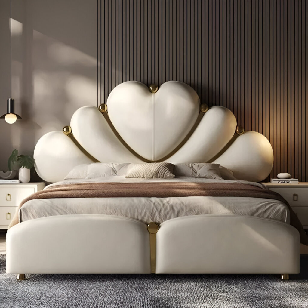 Nordic Luxury Bed Frame with Storage