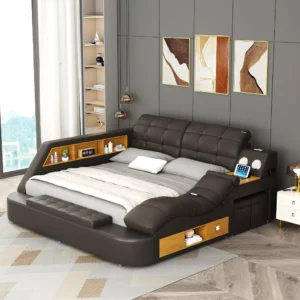 Luxury Smart King Bed with Massage Recliner