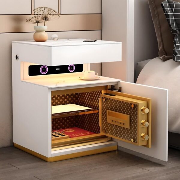 Smart Gamer Bedroom Cabinets Side Table