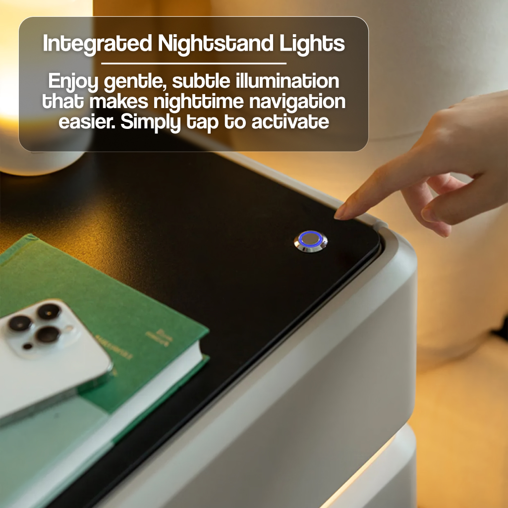 Mesa Lateral Smart Bedside Table - Image 2