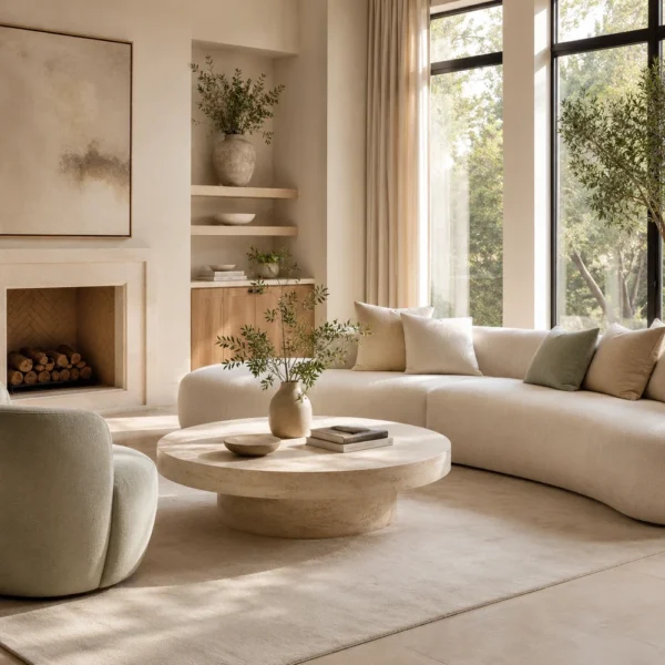 Create a Calm High-End Living Space | Luxury Interior Styling eBook, Quiet Home Decor Guide, AI Room Design Planner