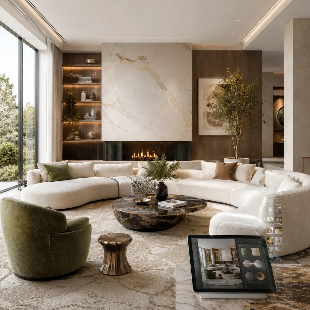 AI Room Styling for a High-End Home | Luxury Interior Styling eBook, AI Home Design Guide, Elegant Room Decor Planner