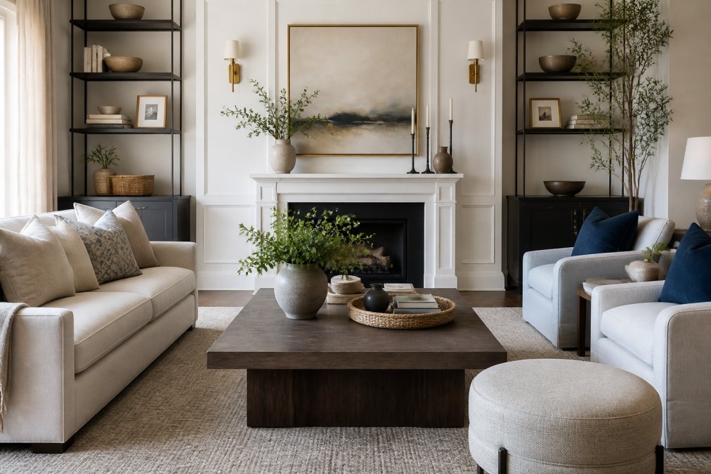 7 Ways to Create Balance in a Living Room