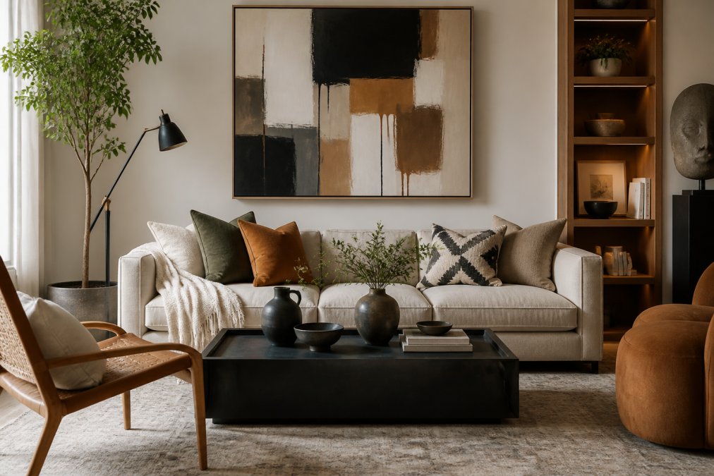Artistic Home Decor for Living Rooms: 7 Ideas