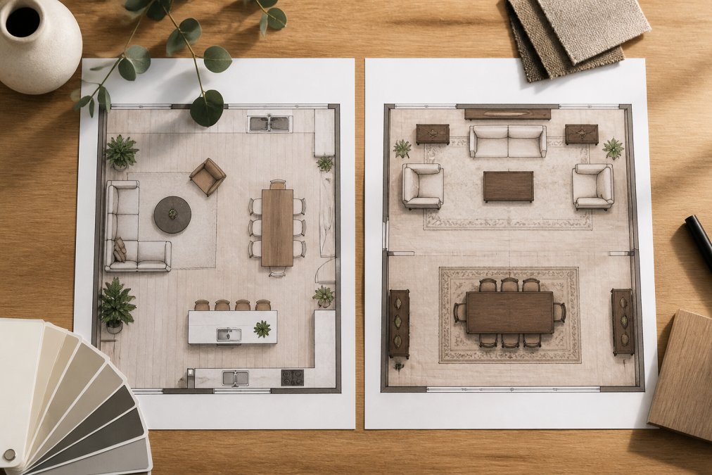 Modern vs Traditional Room Layout Principles