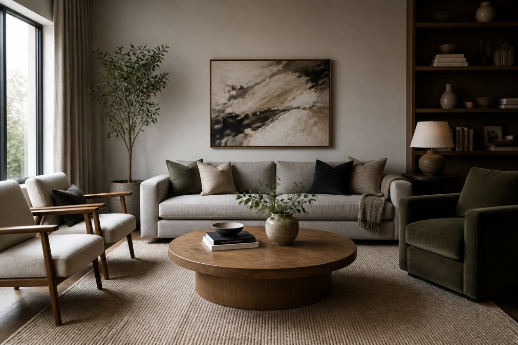 Scale and Proportion in a Small Living Room